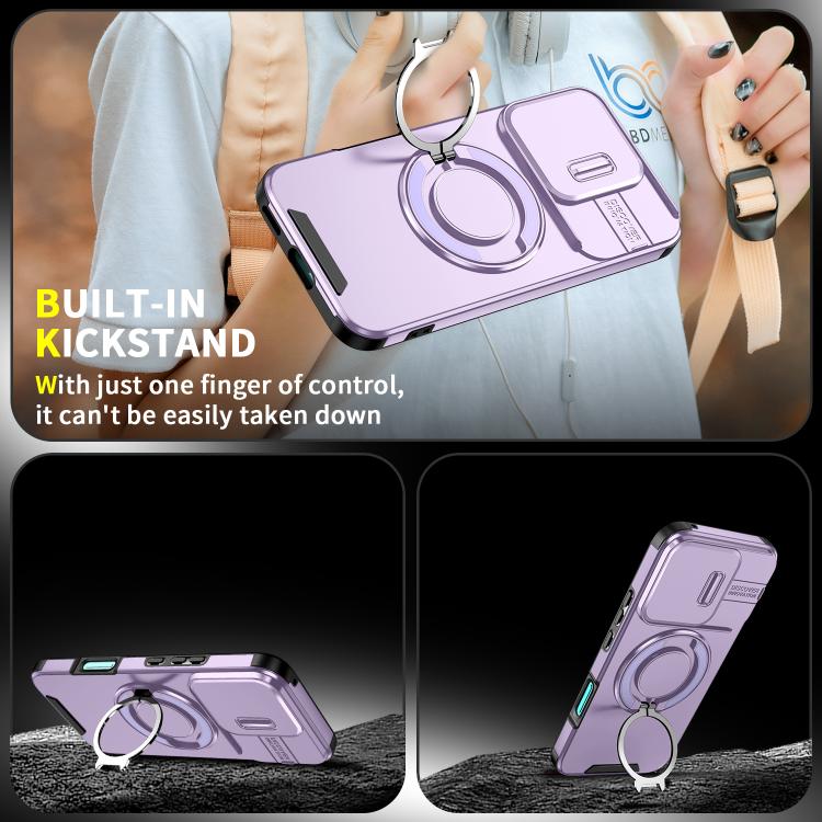 For Honor 400 Lite Global Sliding Camshield Ring Holder Phone Case