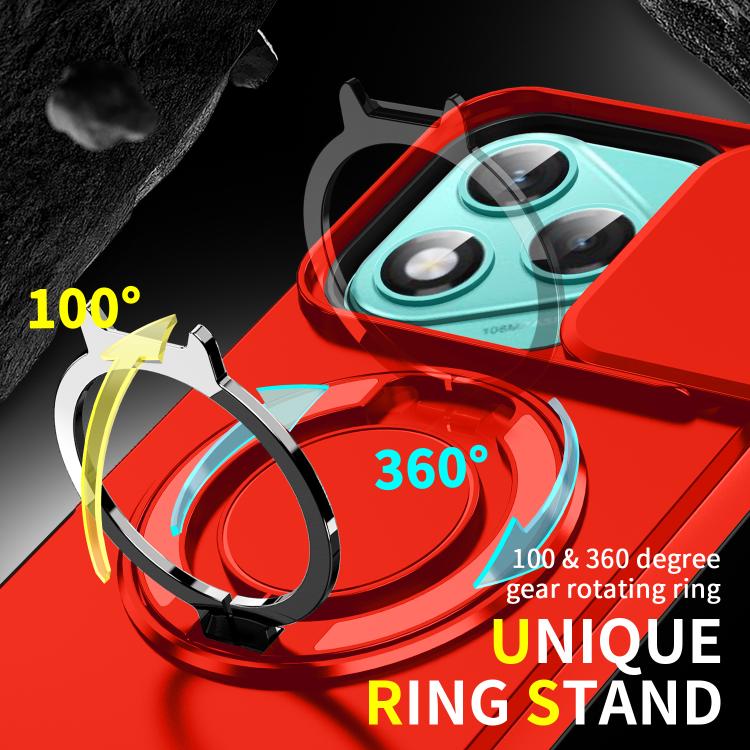 For Honor 400 Lite Global Sliding Camshield Ring Holder Phone Case