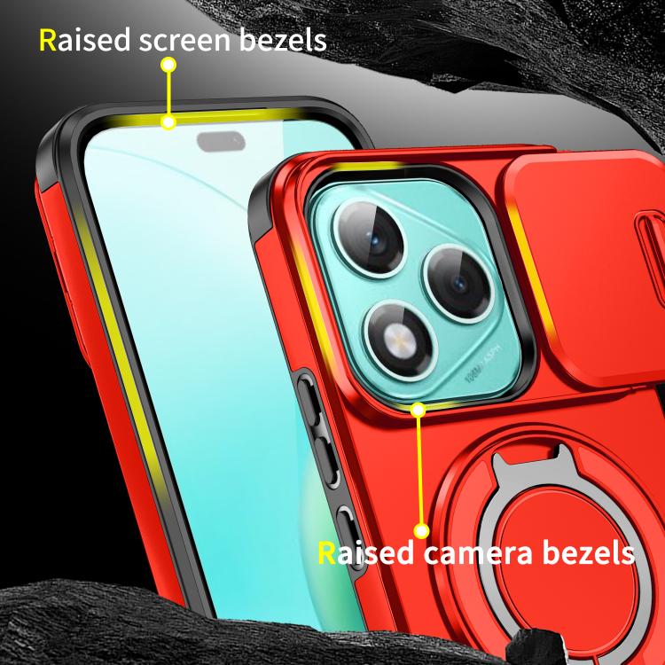 For Honor 400 Lite Global Sliding Camshield Ring Holder Phone Case