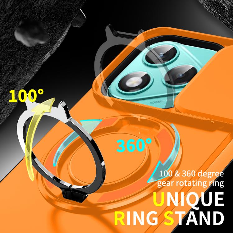 For Honor 400 Lite Global Sliding Camshield Ring Holder Phone Case