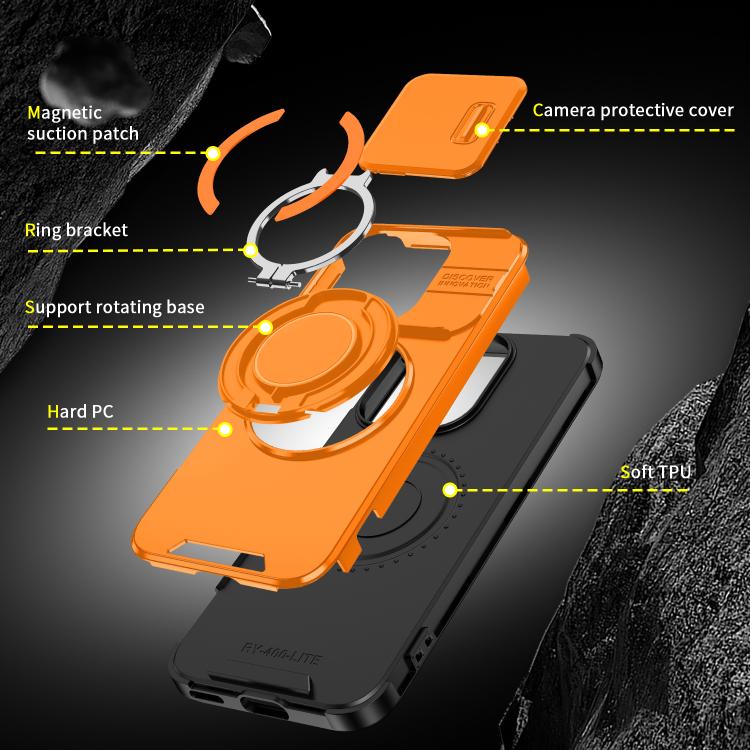 For Honor 400 Lite Global Sliding Camshield Ring Holder Phone Case