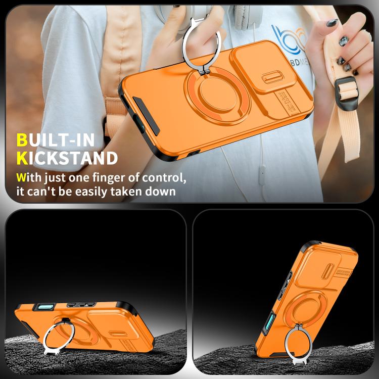 For Honor 400 Lite Global Sliding Camshield Ring Holder Phone Case