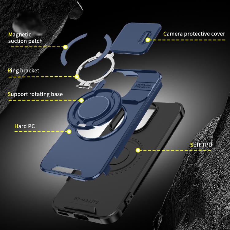 For Honor 400 Lite Global Sliding Camshield Ring Holder Phone Case