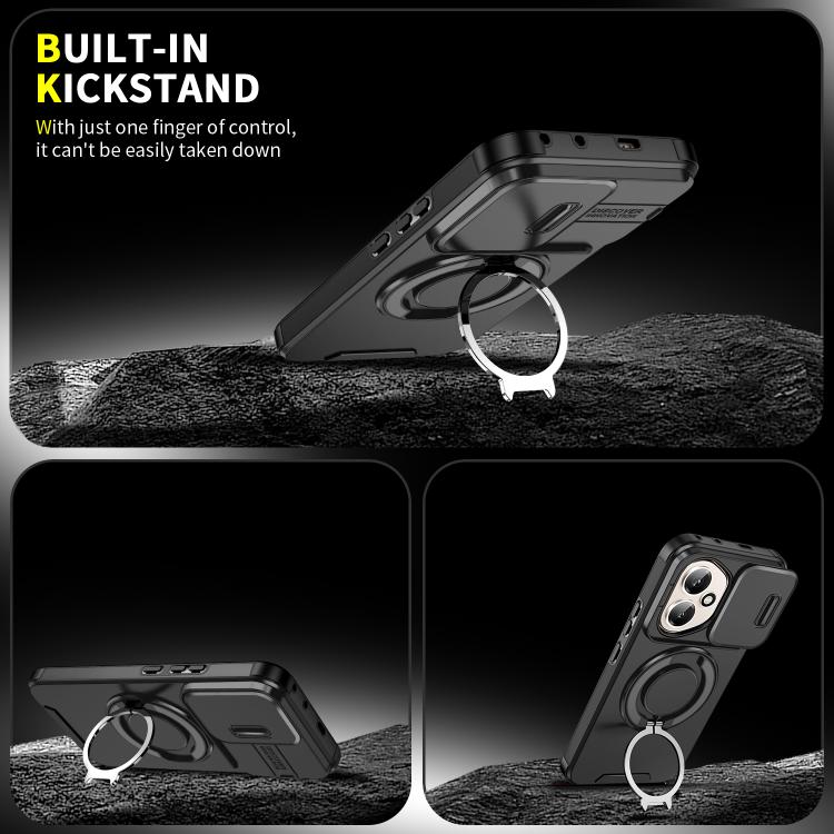 For Honor 400 Global 156.5mm Sliding Camshield Ring Holder Phone Case