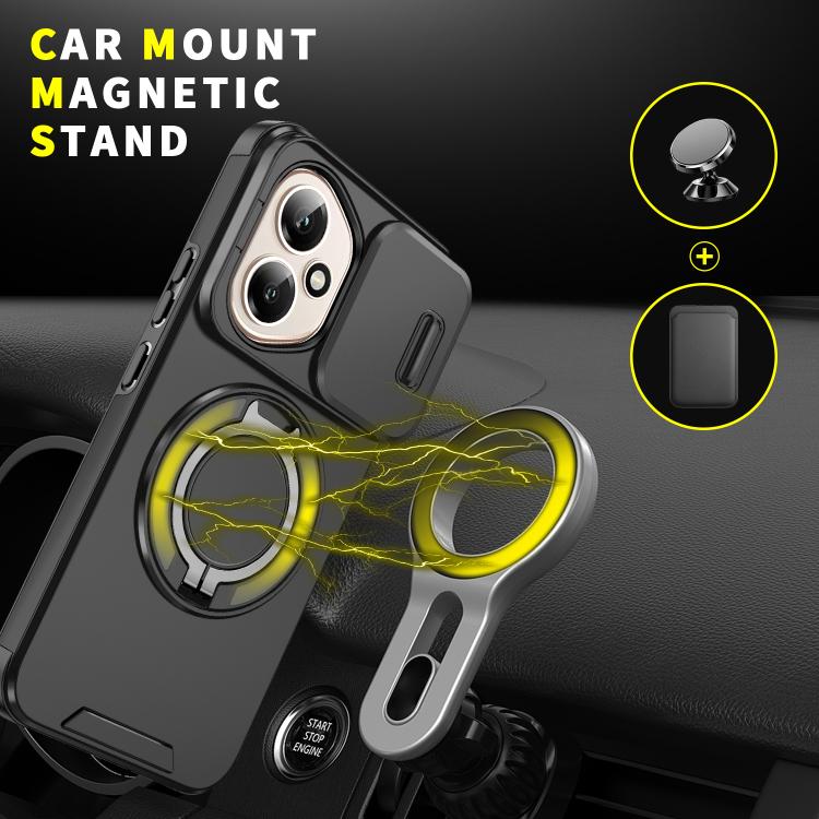 For Honor 400 Global 156.5mm Sliding Camshield Ring Holder Phone Case