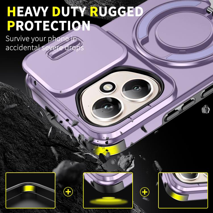 For Honor 400 Global 156.5mm Sliding Camshield Ring Holder Phone Case