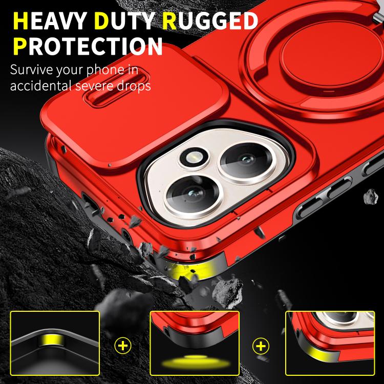 For Honor 400 Global 156.5mm Sliding Camshield Ring Holder Phone Case