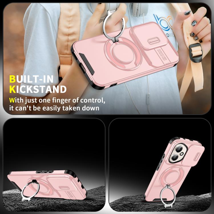 For Honor 400 Global 156.5mm Sliding Camshield Ring Holder Phone Case