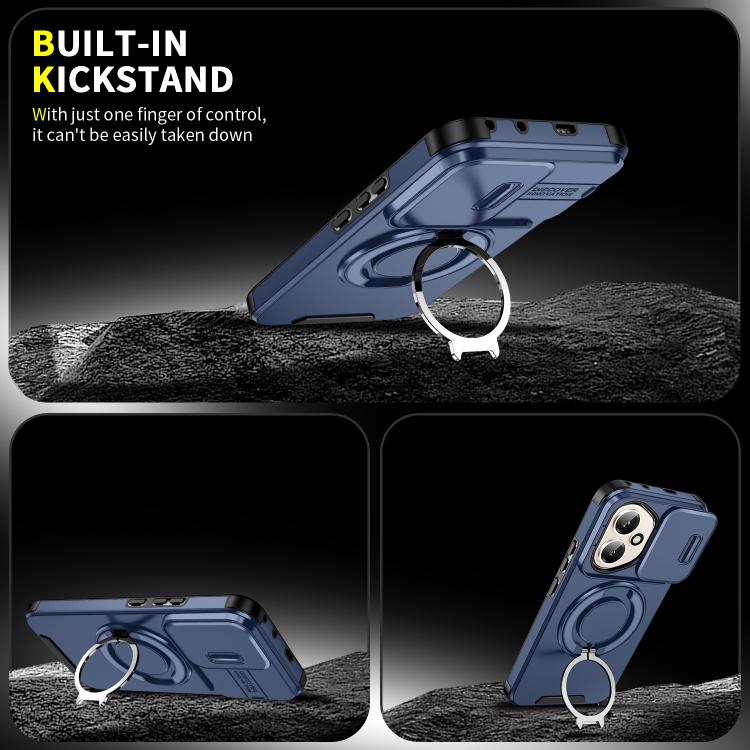 For Honor 400 Global 156.5mm Sliding Camshield Ring Holder Phone Case