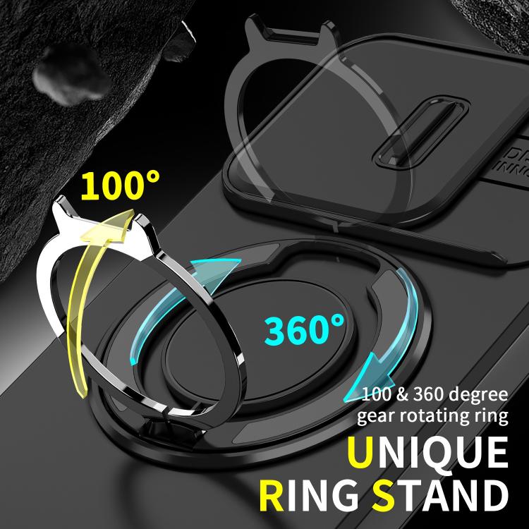 For Honor 600 Lite Global Sliding Camshield Ring Holder Phone Case