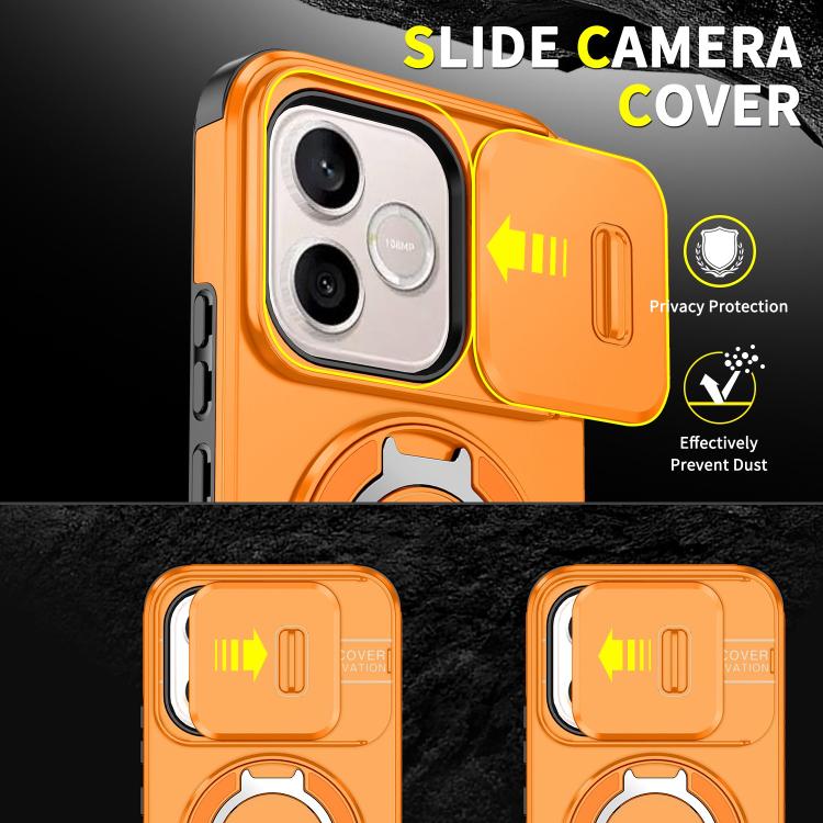 For Honor 600 Lite Global Sliding Camshield Ring Holder Phone Case
