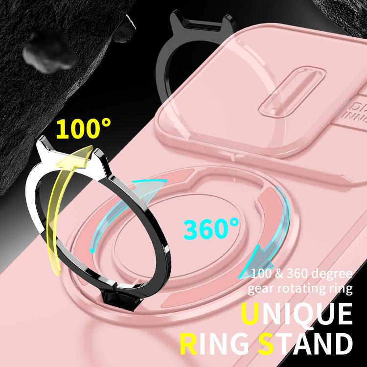 For Honor 600 Lite Global Sliding Camshield Ring Holder Phone Case