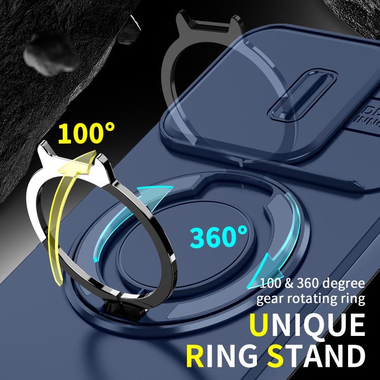For Honor 600 Lite Global Sliding Camshield Ring Holder Phone Case