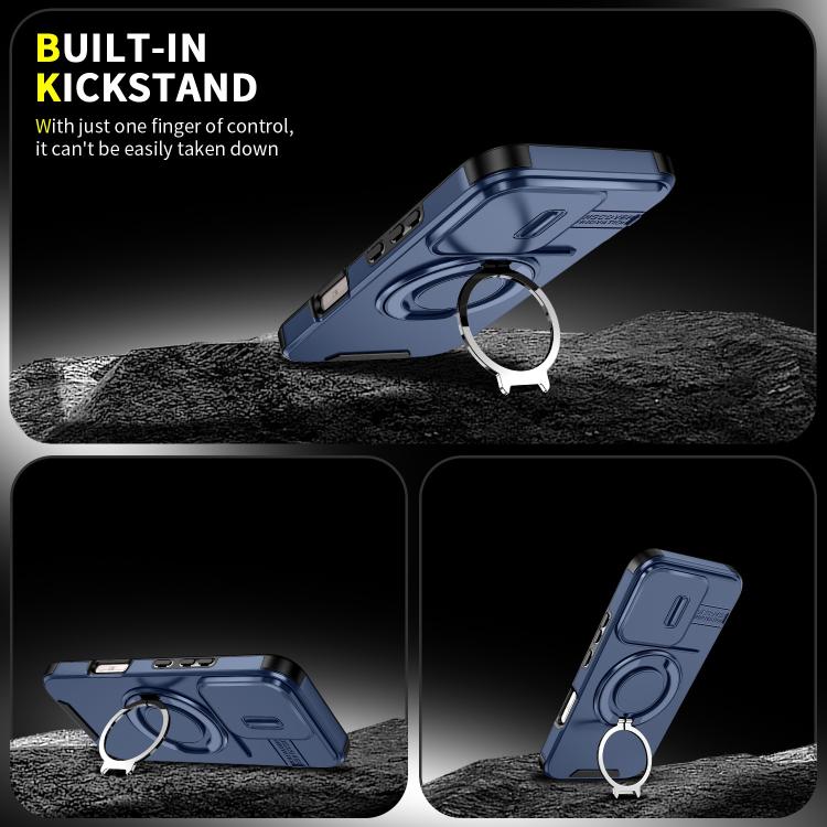 For Honor 600 Lite Global Sliding Camshield Ring Holder Phone Case
