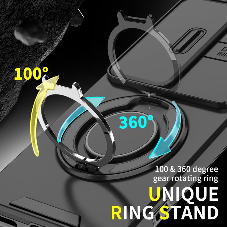 For vivo S19 Pro / V40 / V40 Pro Sliding Camshield Ring Holder Phone Case