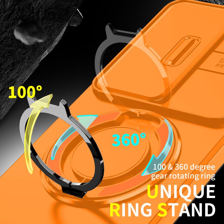 For vivo V50 Sliding Camshield Ring Holder Phone Case