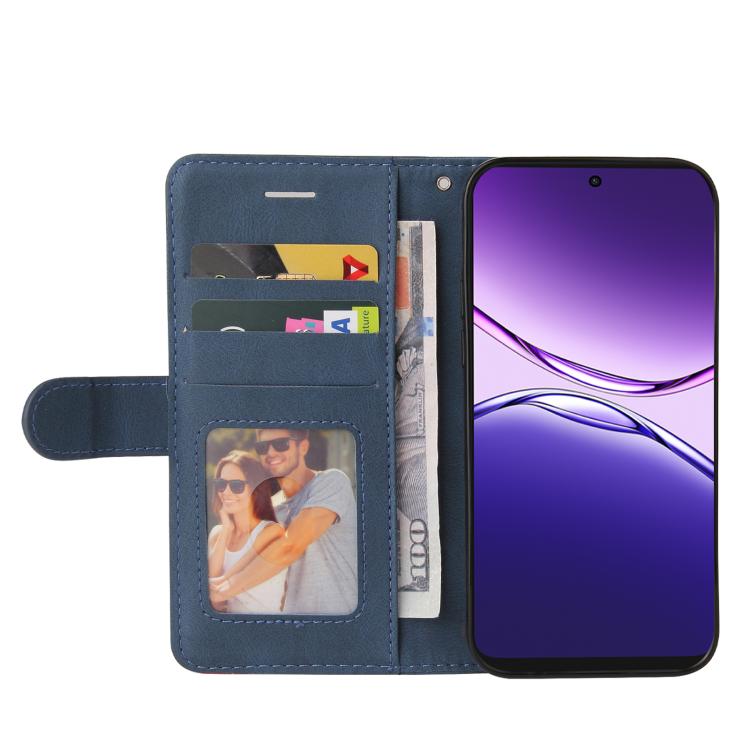 For OPPO A5 Pro 5G Global Dual-color Splicing Flip Leather Phone Case