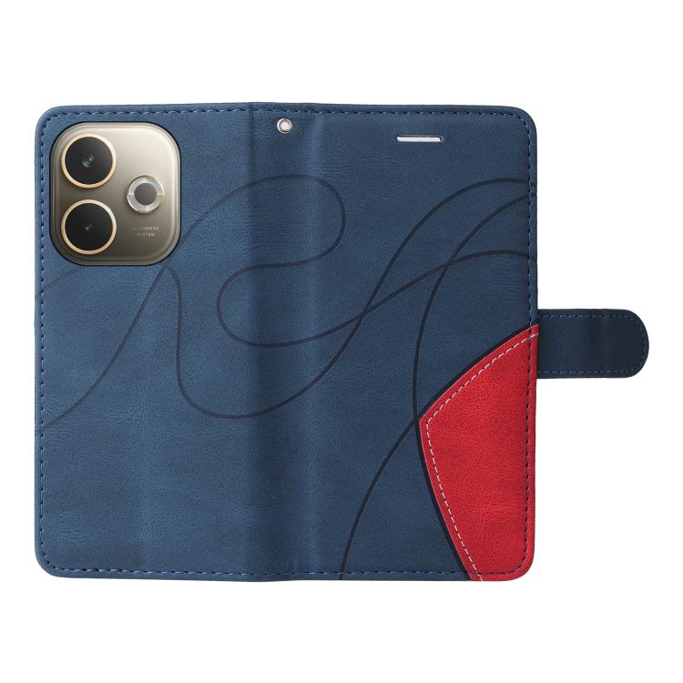 For OPPO A5 Pro 5G Global Dual-color Splicing Flip Leather Phone Case