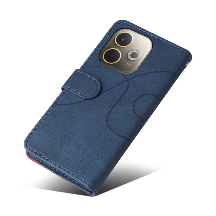 For OPPO A5 Pro 5G Global Dual-color Splicing Flip Leather Phone Case