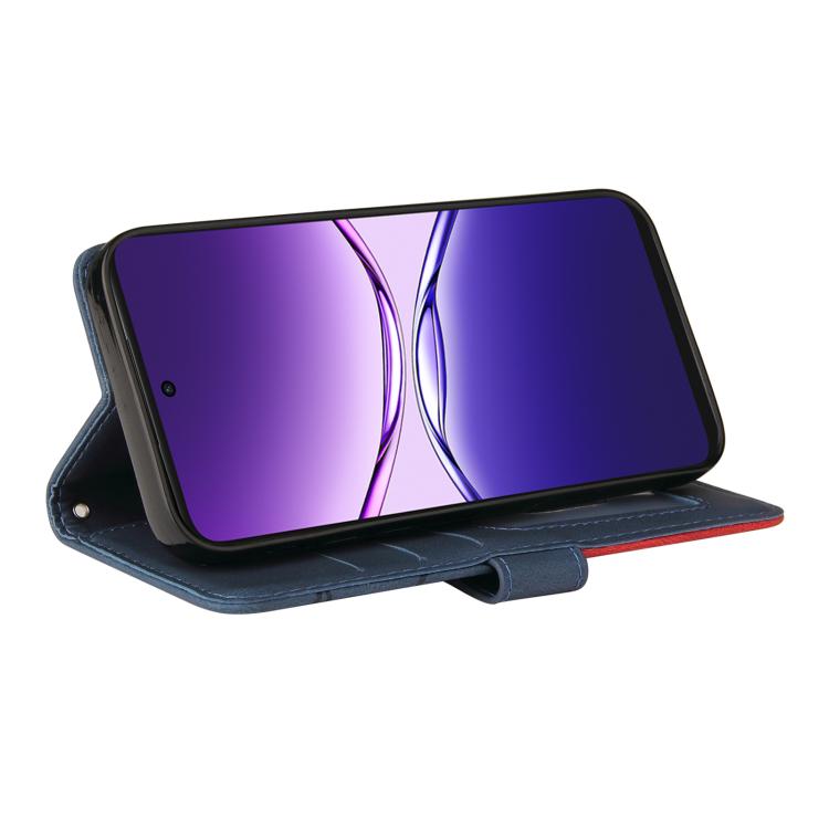 For OPPO A5 Pro 5G Global Dual-color Splicing Flip Leather Phone Case