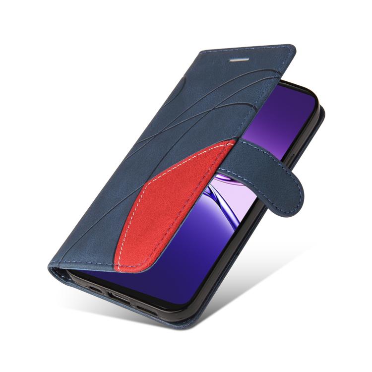 For OPPO A5 Pro 5G Global Dual-color Splicing Flip Leather Phone Case
