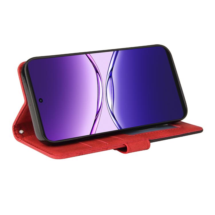 For OPPO A5 Pro 5G Global Dual-color Splicing Flip Leather Phone Case