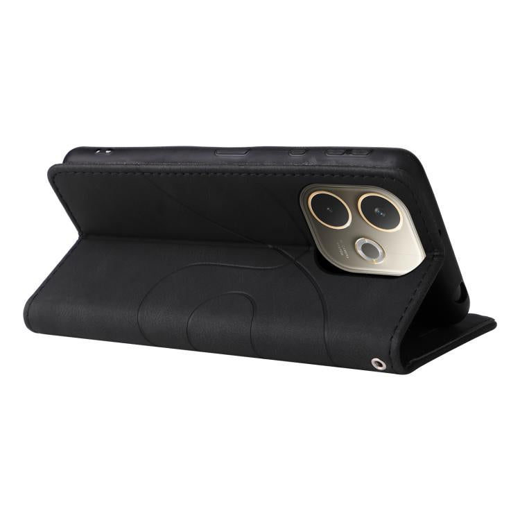 For OPPO A5 Pro 5G Global Dual-color Splicing Flip Leather Phone Case