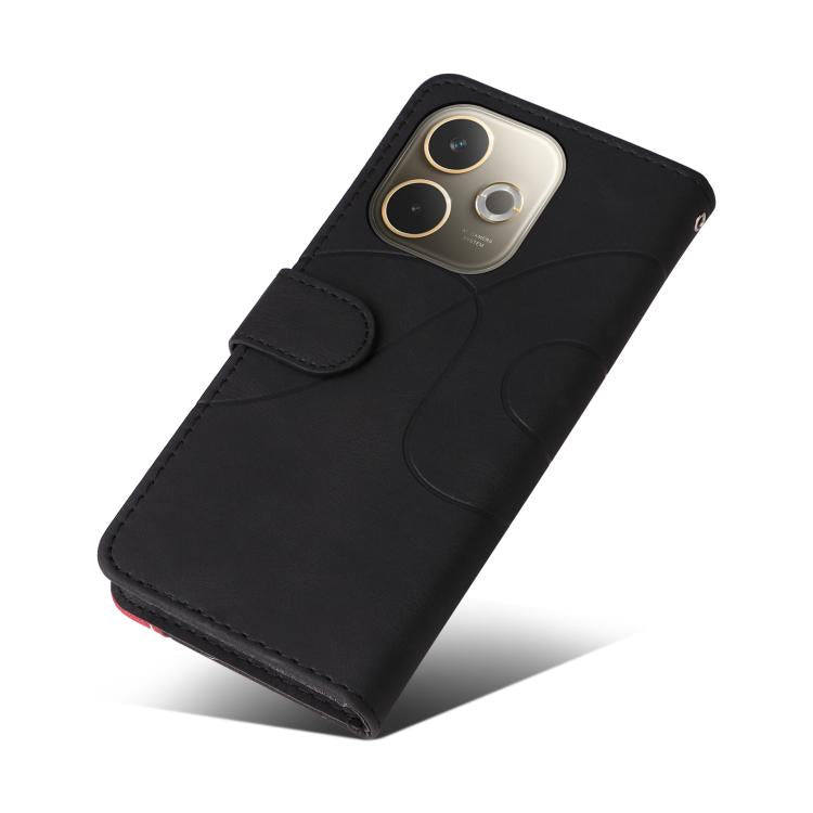 For OPPO A5 Pro 5G Global Dual-color Splicing Flip Leather Phone Case