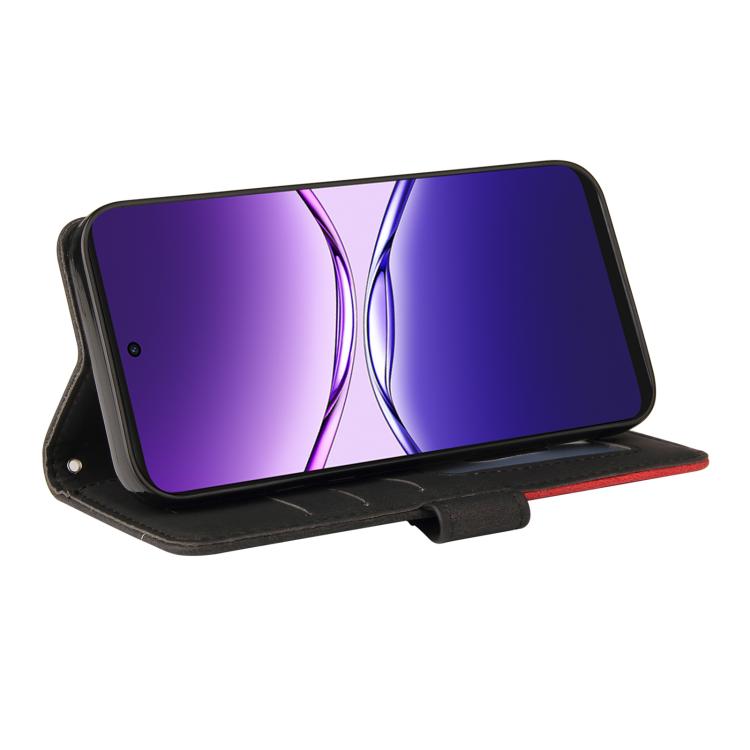 For OPPO A5 Pro 5G Global Dual-color Splicing Flip Leather Phone Case