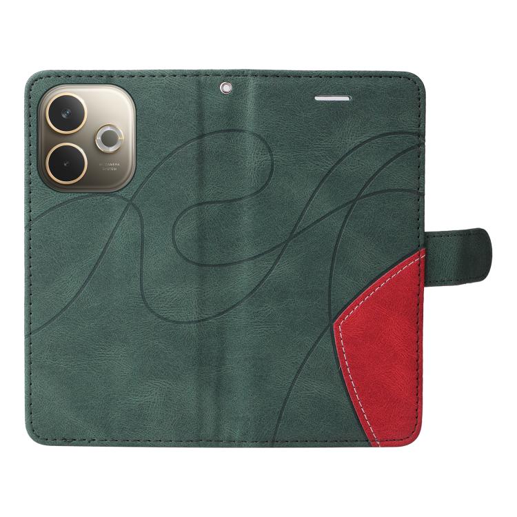 For OPPO A5 Pro 5G Global Dual-color Splicing Flip Leather Phone Case