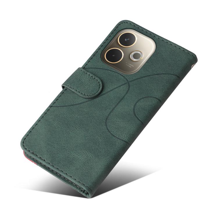 For OPPO A5 Pro 5G Global Dual-color Splicing Flip Leather Phone Case