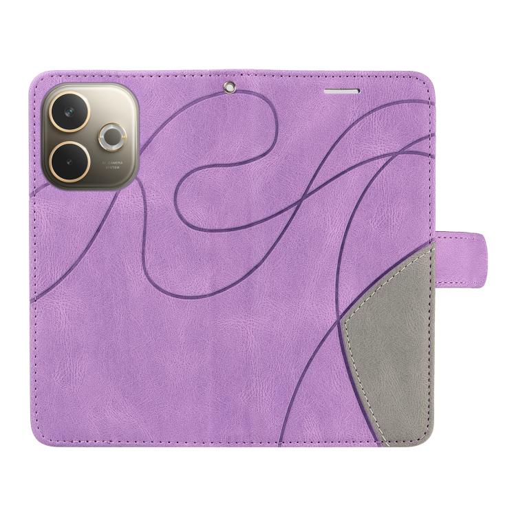 For OPPO A5 Pro 5G Global Dual-color Splicing Flip Leather Phone Case