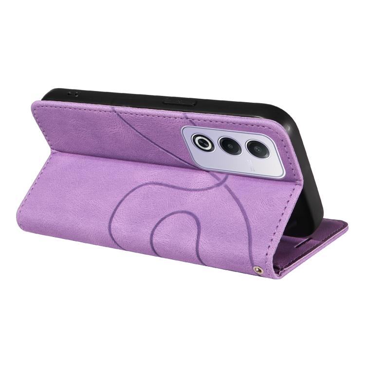 For OPPO A5 5G Global / A3 Pro 5G Global Dual-color Splicing Flip Leather Phone Case