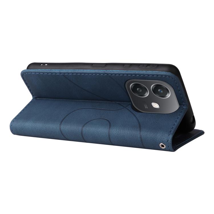 For OPPO A3X 4G / A3 Global Dual-color Splicing Flip Leather Phone Case