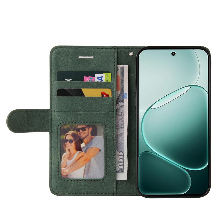 For OPPO A6 Pro 4G / 5G Global Dual-color Splicing Flip Leather Phone Case