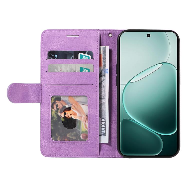 For OPPO A6 Pro 4G / 5G Global Dual-color Splicing Flip Leather Phone Case