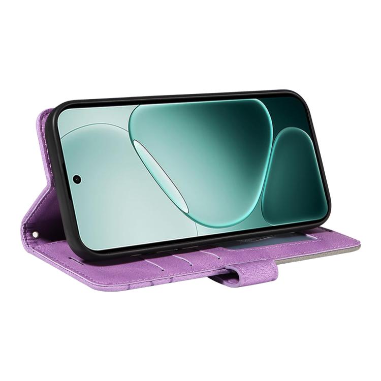 For OPPO A6 Pro 4G / 5G Global Dual-color Splicing Flip Leather Phone Case