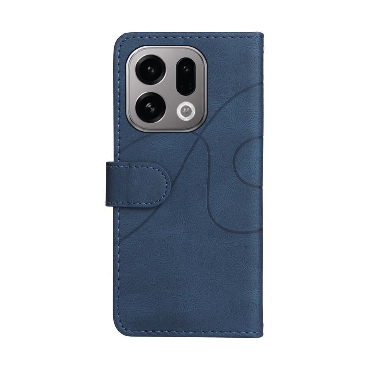 For OPPO Find X9 Dual-color Splicing Flip Leather Phone Case