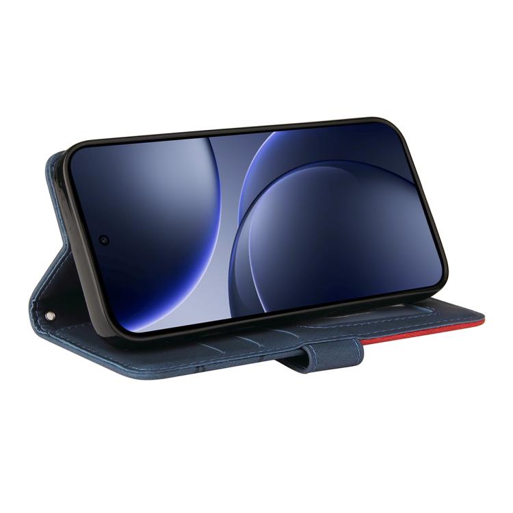 For OPPO Find X9 Dual-color Splicing Flip Leather Phone Case