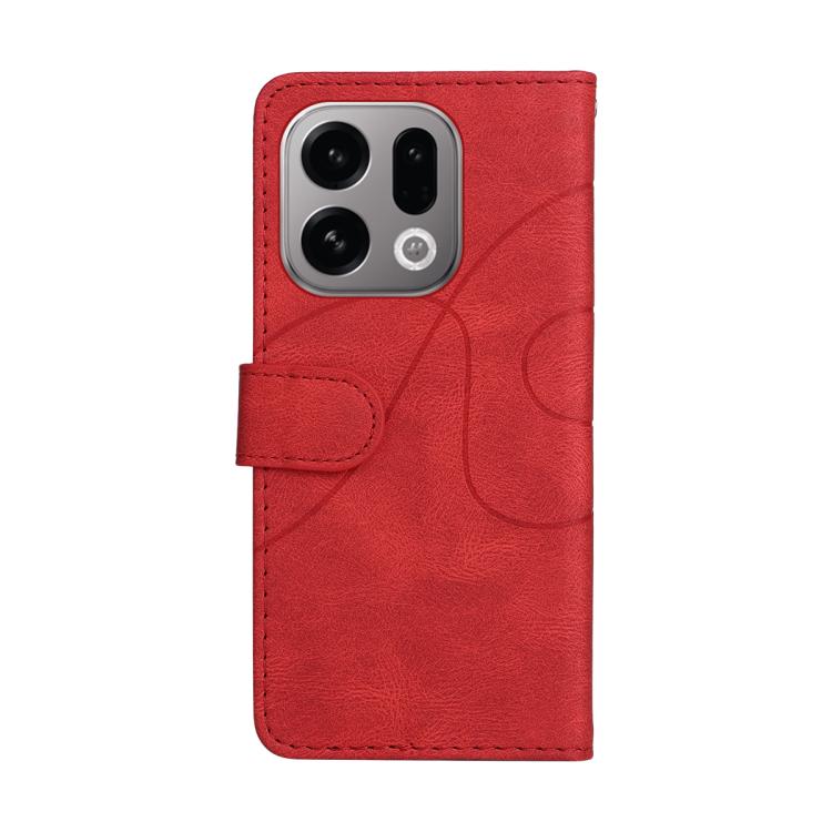 For OPPO Find X9 Dual-color Splicing Flip Leather Phone Case