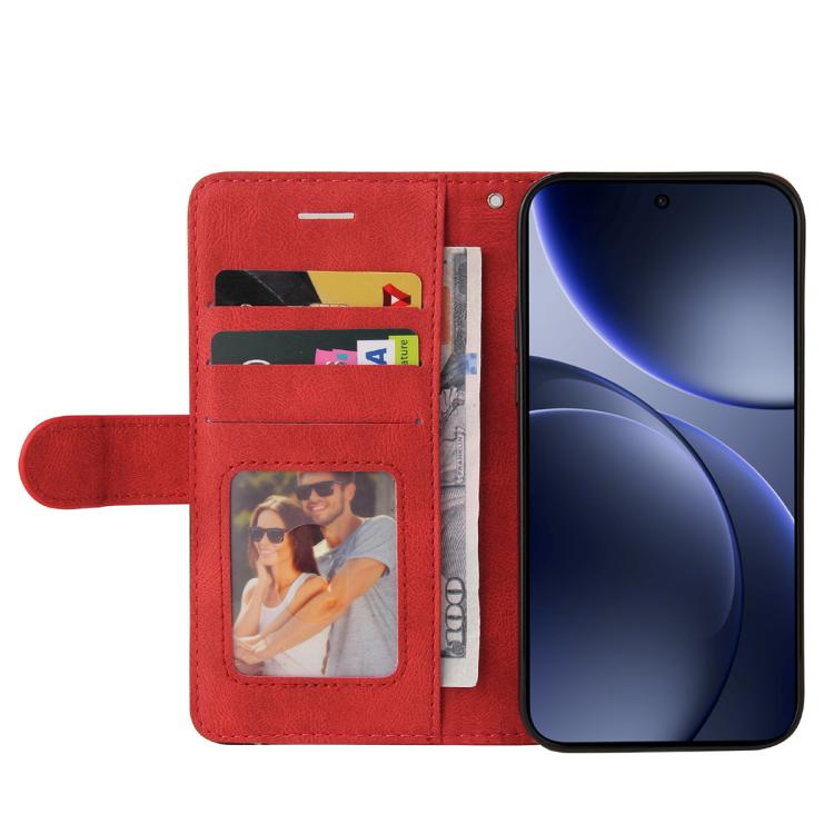 For OPPO Find X9 Dual-color Splicing Flip Leather Phone Case