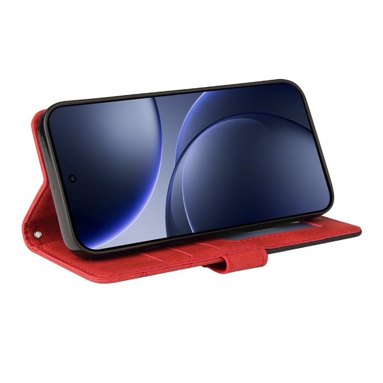 For OPPO Find X9 Dual-color Splicing Flip Leather Phone Case