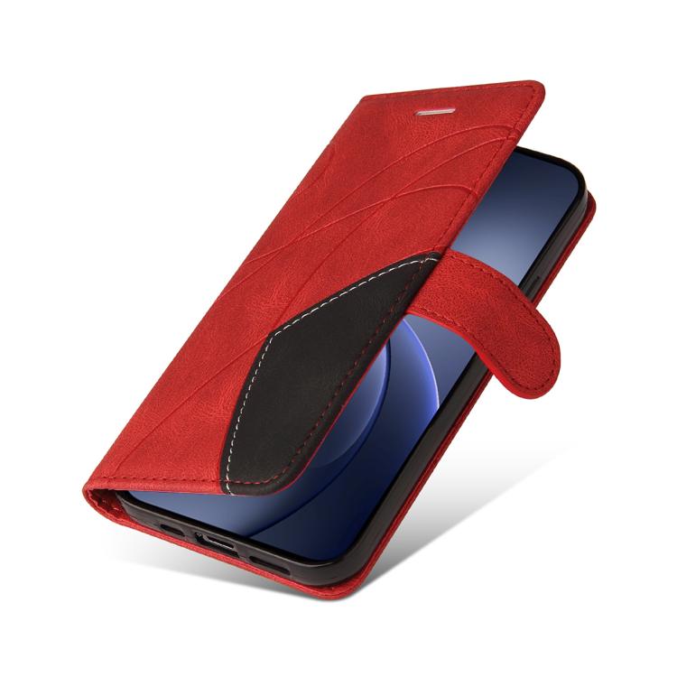 For OPPO Find X9 Dual-color Splicing Flip Leather Phone Case