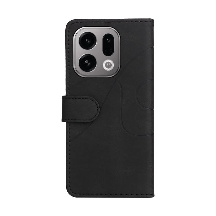 For OPPO Find X9 Dual-color Splicing Flip Leather Phone Case