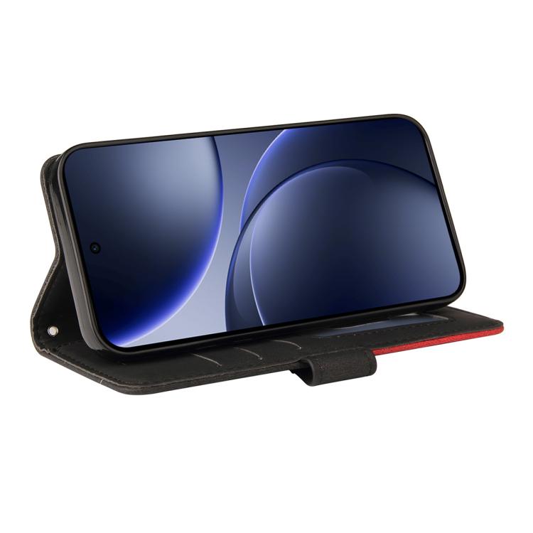 For OPPO Find X9 Dual-color Splicing Flip Leather Phone Case