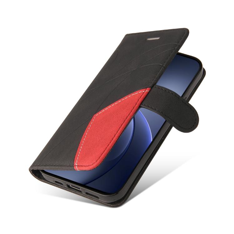 For OPPO Find X9 Dual-color Splicing Flip Leather Phone Case