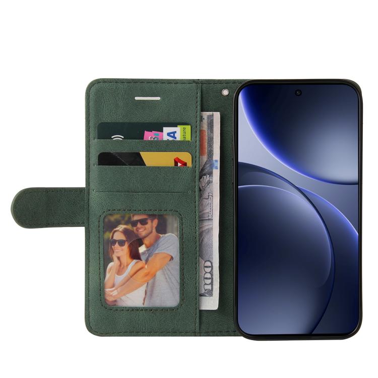 For OPPO Find X9 Dual-color Splicing Flip Leather Phone Case
