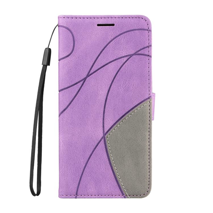 For OPPO Find X9 Dual-color Splicing Flip Leather Phone Case