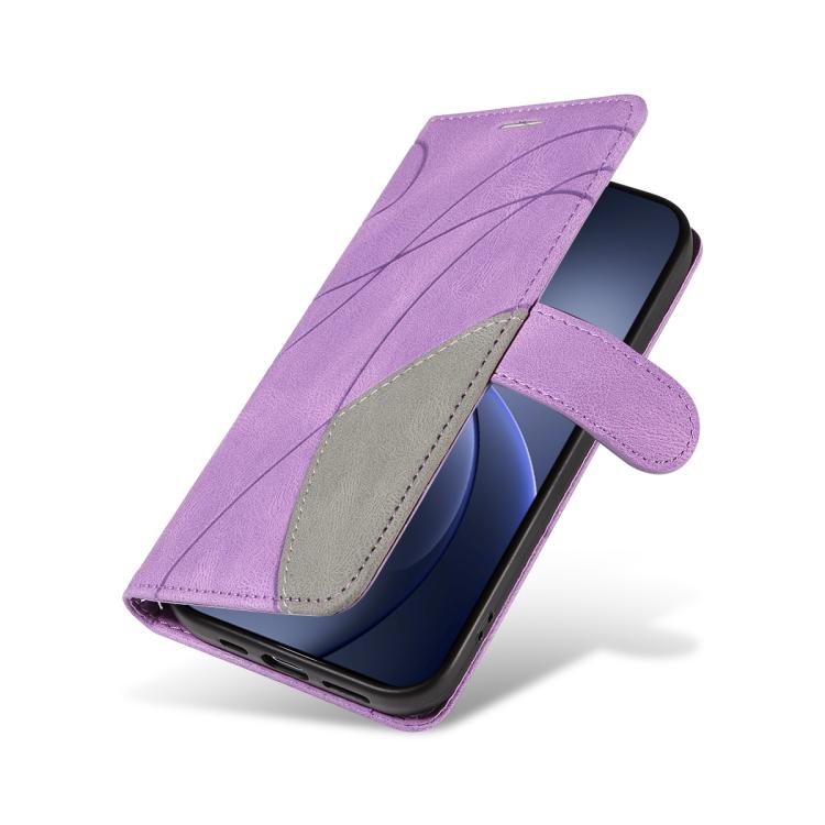 For OPPO Find X9 Dual-color Splicing Flip Leather Phone Case