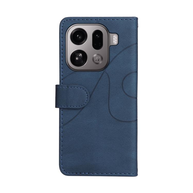 For OPPO Find X9 Pro Dual-color Splicing Flip Leather Phone Case